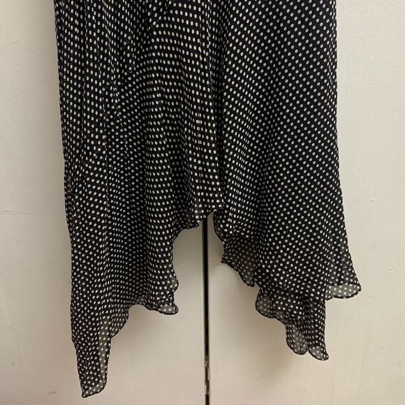 Vintage Adrianna Papell woman polka dot silk dress 100%silk - Picture 7 of 7